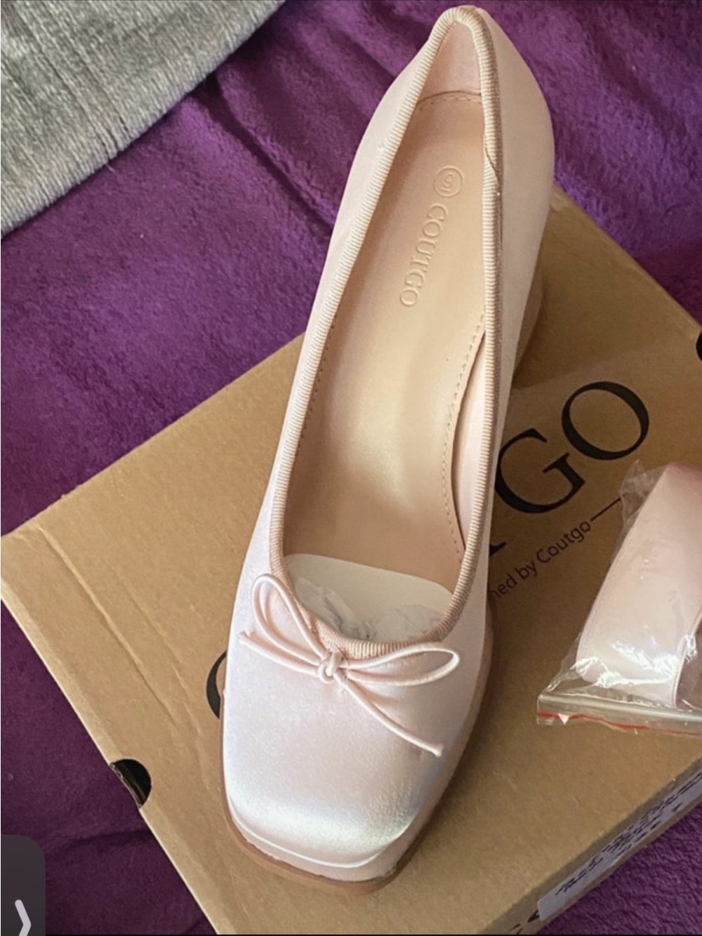 Blush Pink Ballet Flat Pump